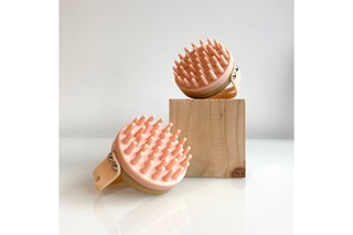 Brosse stimulante en bois - Naturel