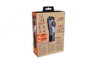 Tondeuse barbe sans fil - 19 hauteurs de coupe