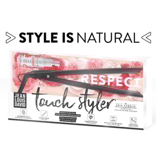  Lisseur 2-en-1 & crème - Touch Styler - Noir