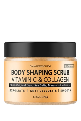 Gommage corps parfumé au sel nettoyant - Vitamine C et collagène - 370 g 