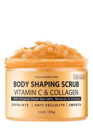 Gommage corps parfumé au sel nettoyant - Vitamine C et collagène - 370 g 