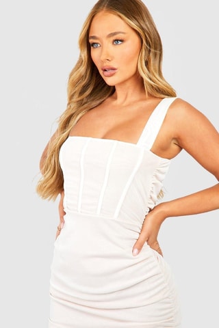 Robe fourreau - Blanc