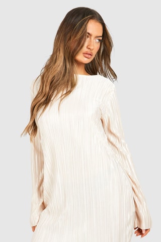 Robe droite - Beige