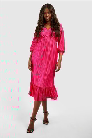 Robe midi - Rose