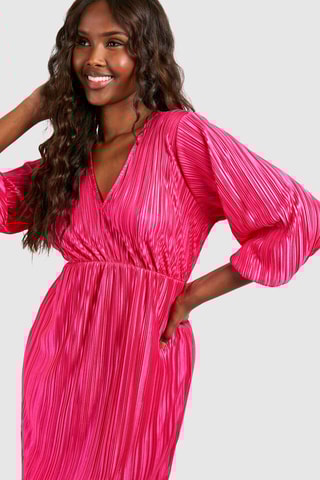 Robe midi - Rose