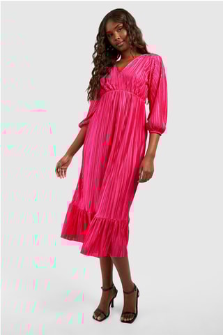 Robe midi - Rose