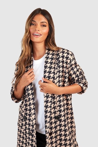 Blazer relaxed - Camel et noir