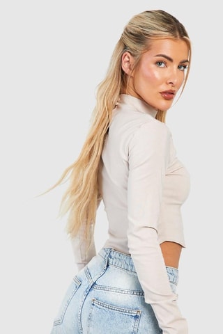 Crop top - Beige