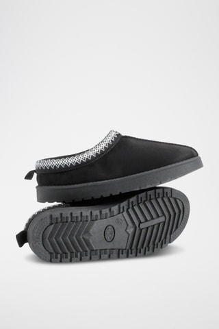 Mules fourrées - Noir