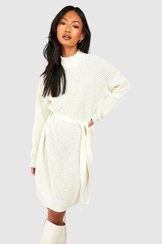 Robe pull - Crème