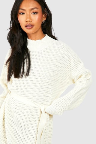 Robe pull - Crème