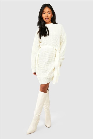 Robe pull - Crème