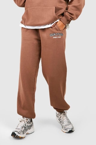 Sweat oversize et pantalon - Marron