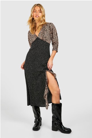 Robe midi - Noir