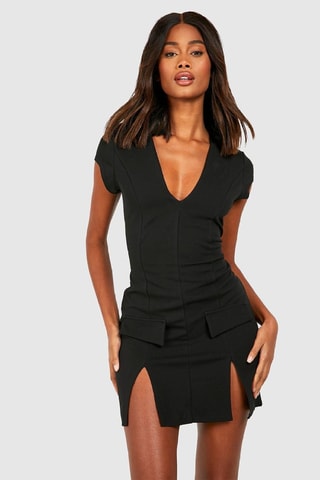 Robe fourreau - Noir