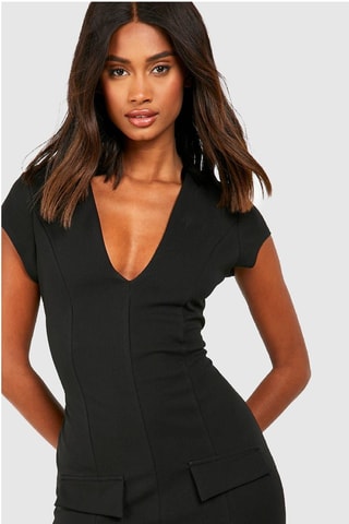 Robe fourreau - Noir