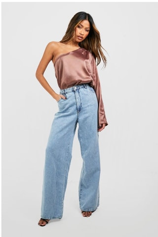 Top asymétrique - Marron