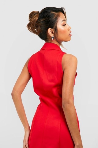 Robe chemise - Rouge
