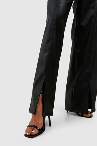 Pantalon wide legs taille haute - Noir