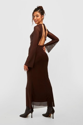 Robe longue - Marron