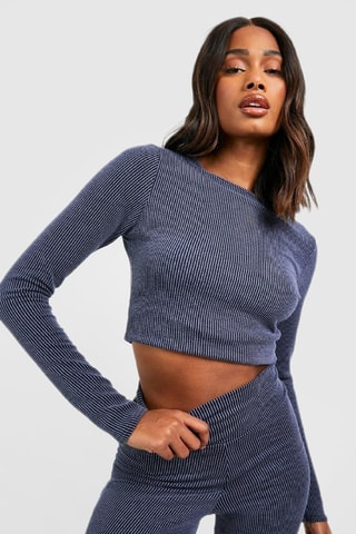 Crop top - Bleu