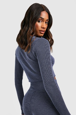 Crop top - Bleu