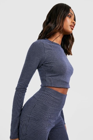 Crop top - Bleu