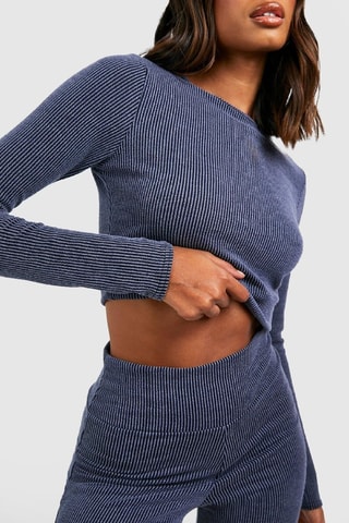 Crop top - Bleu