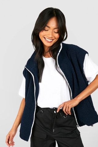 Gilet sans manches - Bleu marine