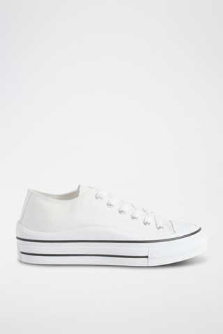 Baskets plateformes - Blanc
