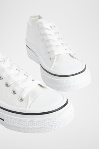 Baskets plateformes - Blanc