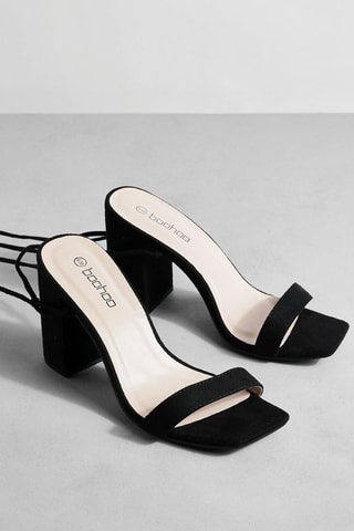 Sandales à talons - Noir