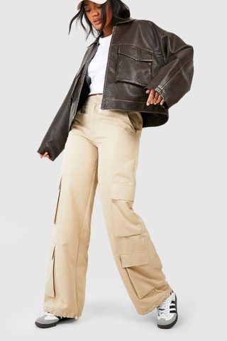 Pantalon cargo - Beige