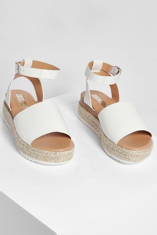 Sandales plateformes - Blanc