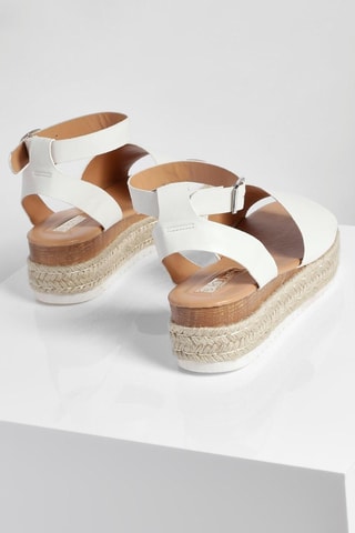 Sandales plateformes - Blanc