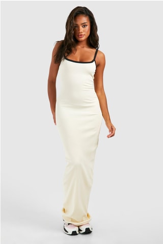 Robe longue - Crème