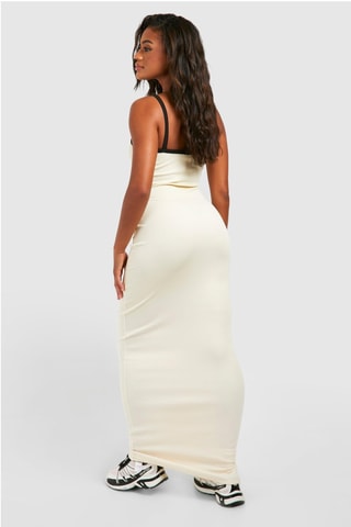 Robe longue - Crème