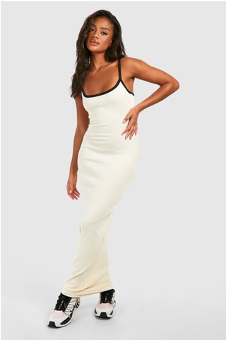 Robe longue - Crème