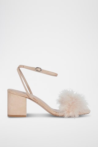 Sandales à talons - Beige