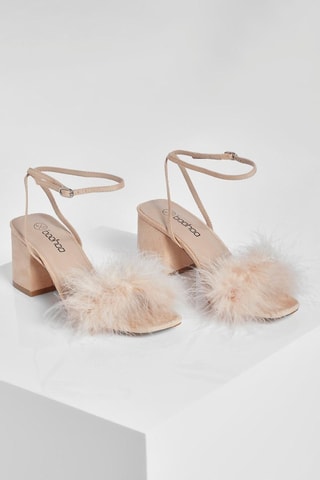 Sandales à talons - Beige