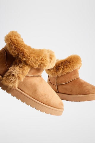 Bottines fourrées - Camel