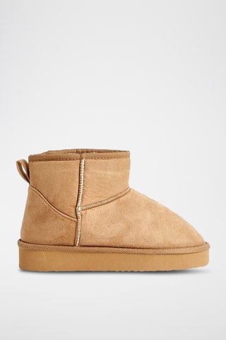 Bottines fourrées - Beige