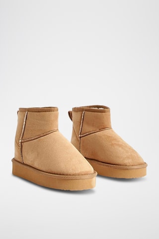 Bottines fourrées - Beige