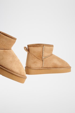Bottines fourrées - Beige