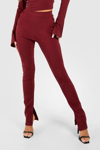 Pantalon slim - Bordeaux
