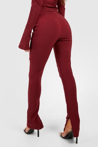Pantalon slim - Bordeaux