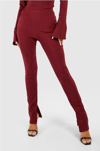 Pantalon slim - Bordeaux