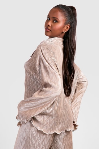Chemise relaxed - Beige
