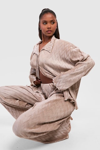 Chemise relaxed - Beige