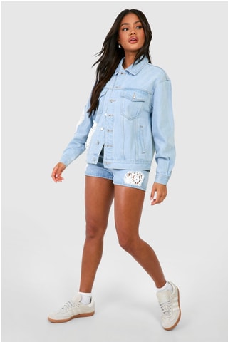 Short en jean - Bleu
